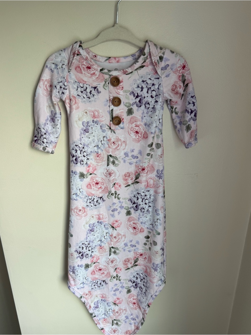 Caden Lane Floral Sleep Gown 0-3M